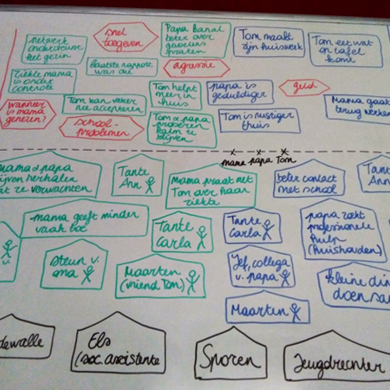 Family Road Map voorbeeld midden